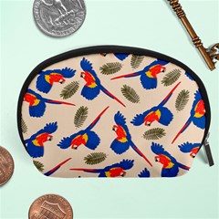 Bird Animals Parrot Pattern Accessory Pouch (large) by Ravend