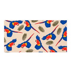 Bird Animals Parrot Pattern Satin Wrap 35  X 70  by Ravend