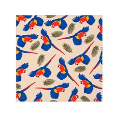 Bird Animals Parrot Pattern Square Satin Scarf (30  X 30 ) by Ravend