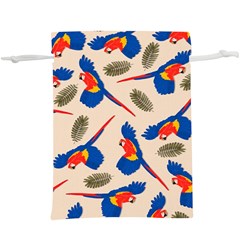 Bird Animals Parrot Pattern Lightweight Drawstring Pouch (xl) by Ravend