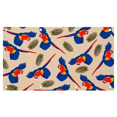 Bird Animals Parrot Pattern Banner And Sign 7  X 4  by Ravend