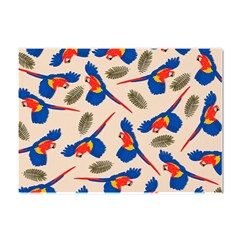 Bird Animals Parrot Pattern Crystal Sticker (a4)