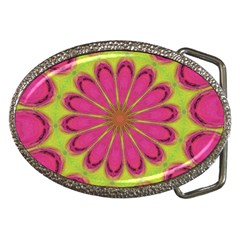 Floral Art Design Pattern Belt Buckles