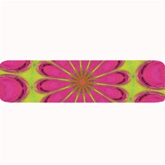 Floral Art Design Pattern Large Bar Mat