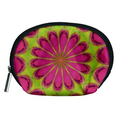 Floral Art Design Pattern Accessory Pouch (Medium)