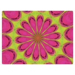 Floral Art Design Pattern Premium Plush Fleece Blanket (Extra Small)