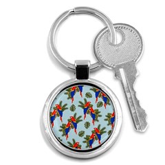 Birds Animals Nature Background Key Chain (Round)