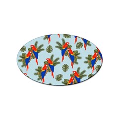 Birds Animals Nature Background Sticker Oval (100 pack)