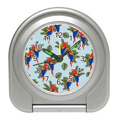 Birds Animals Nature Background Travel Alarm Clock by Ravend