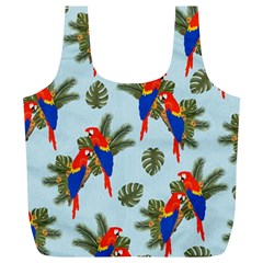 Birds Animals Nature Background Full Print Recycle Bag (XL)