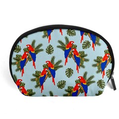 Birds Animals Nature Background Accessory Pouch (Large)