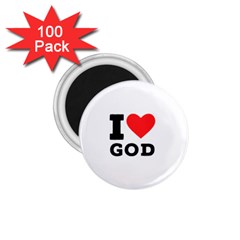 I Love God 1 75  Magnets (100 Pack)  by ilovewhateva