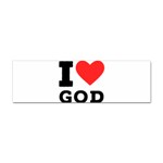 I love god Sticker Bumper (10 pack) Front