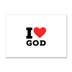 I Love God Sticker A4 (10 Pack) by ilovewhateva