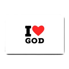 I Love God Small Doormat by ilovewhateva