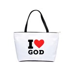 I love god Classic Shoulder Handbag Front