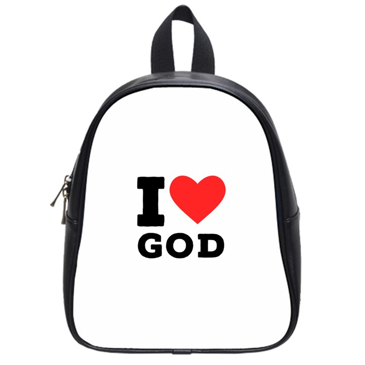 I love god School Bag (Small)