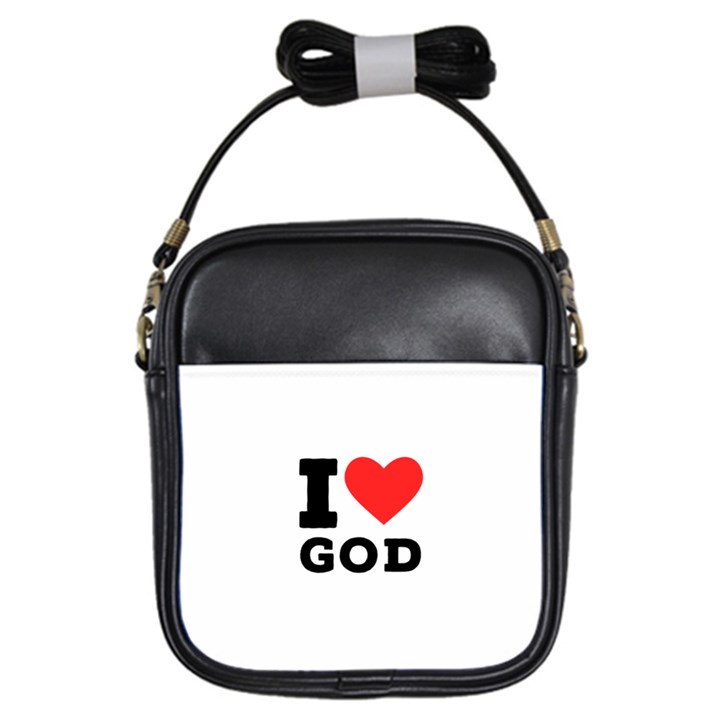 I love god Girls Sling Bag