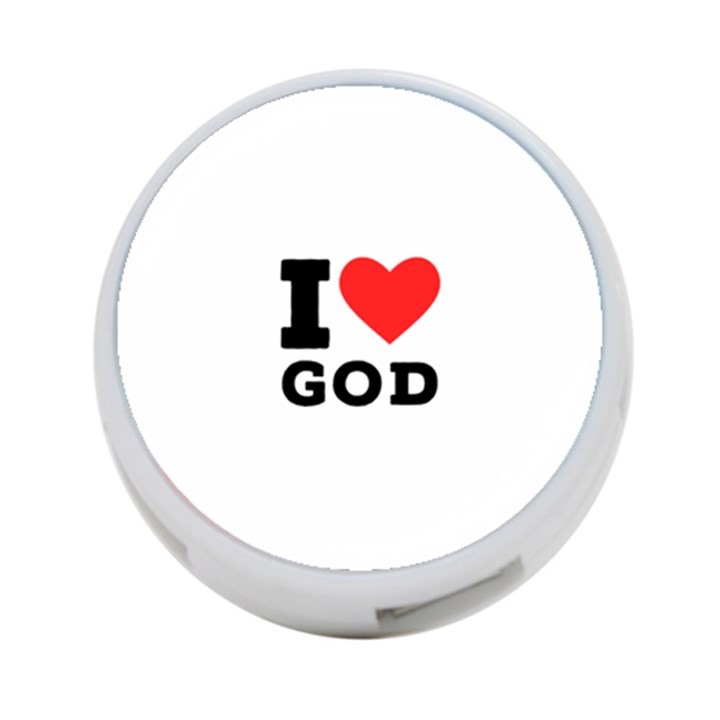 I love god 4-Port USB Hub (One Side)