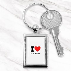 I Love Christ Key Chain (rectangle) by ilovewhateva