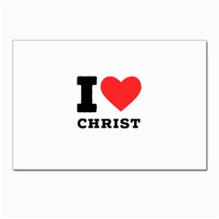 I Love Christ Postcard 4 x 6  (pkg Of 10) by ilovewhateva