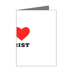 I Love Christ Mini Greeting Card by ilovewhateva