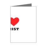 I love christ Mini Greeting Card Left