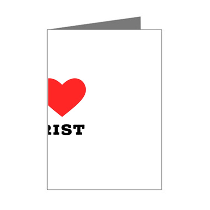 I love christ Mini Greeting Card