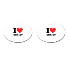 I Love Christ Cufflinks (oval) by ilovewhateva