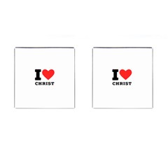 I Love Christ Cufflinks (square) by ilovewhateva