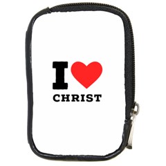 I Love Christ Compact Camera Leather Case by ilovewhateva