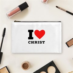 I Love Christ Cosmetic Bag (medium) by ilovewhateva