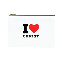 I Love Christ Cosmetic Bag (large) by ilovewhateva