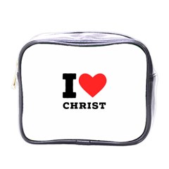 I Love Christ Mini Toiletries Bag (one Side) by ilovewhateva