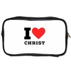 I Love Christ Toiletries Bag (one Side) by ilovewhateva