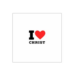 I Love Christ Satin Bandana Scarf 22  X 22  by ilovewhateva