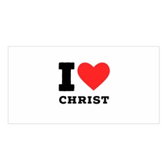 I Love Christ Satin Shawl 45  X 80  by ilovewhateva