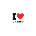 I love christ Satin Wrap 35  x 70  Front