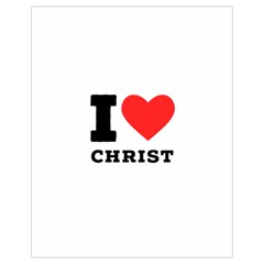 I Love Christ Drawstring Bag (small) by ilovewhateva