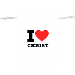 I Love Christ Lightweight Drawstring Pouch (xl) by ilovewhateva