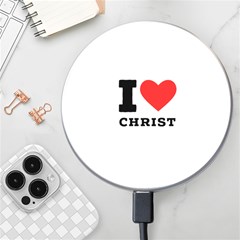 I Love Christ Wireless Fast Charger(white) by ilovewhateva