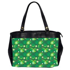 Leaf Clover Star Glitter Seamless Oversize Office Handbag (2 Sides) by Pakemis