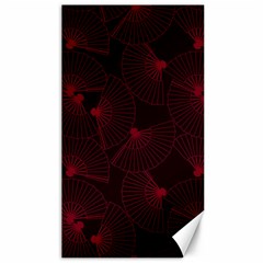 Folding Fan Seamless Pattern Canvas 40  X 72  by Pakemis