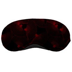 Folding Fan Seamless Pattern Sleeping Mask by Pakemis