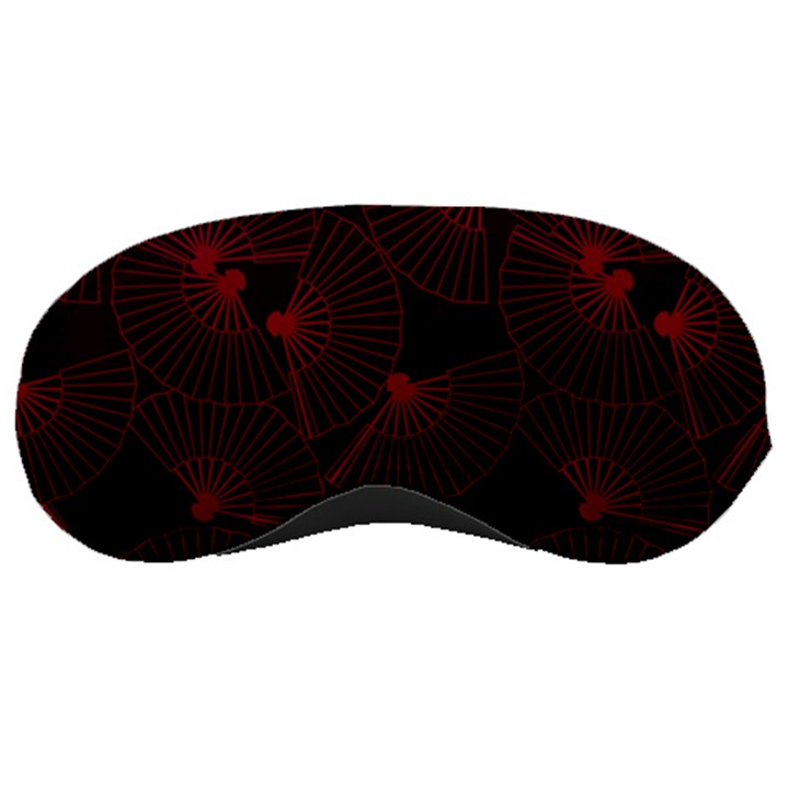 Folding Fan Seamless Pattern Sleeping Mask