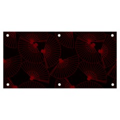 Folding Fan Seamless Pattern Banner And Sign 6  X 3  by Pakemis