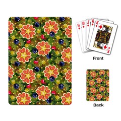 Fruits Star Blueberry Cherry Leaf Playing Cards Single Design (rectangle) by Pakemis