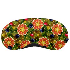 Fruits Star Blueberry Cherry Leaf Sleeping Mask by Pakemis