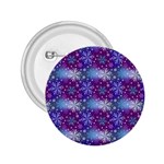 Snow White Blue Purple Tulip 2.25  Buttons Front