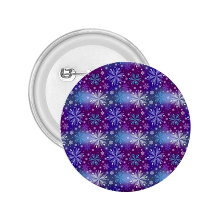 Snow White Blue Purple Tulip 2.25  Buttons